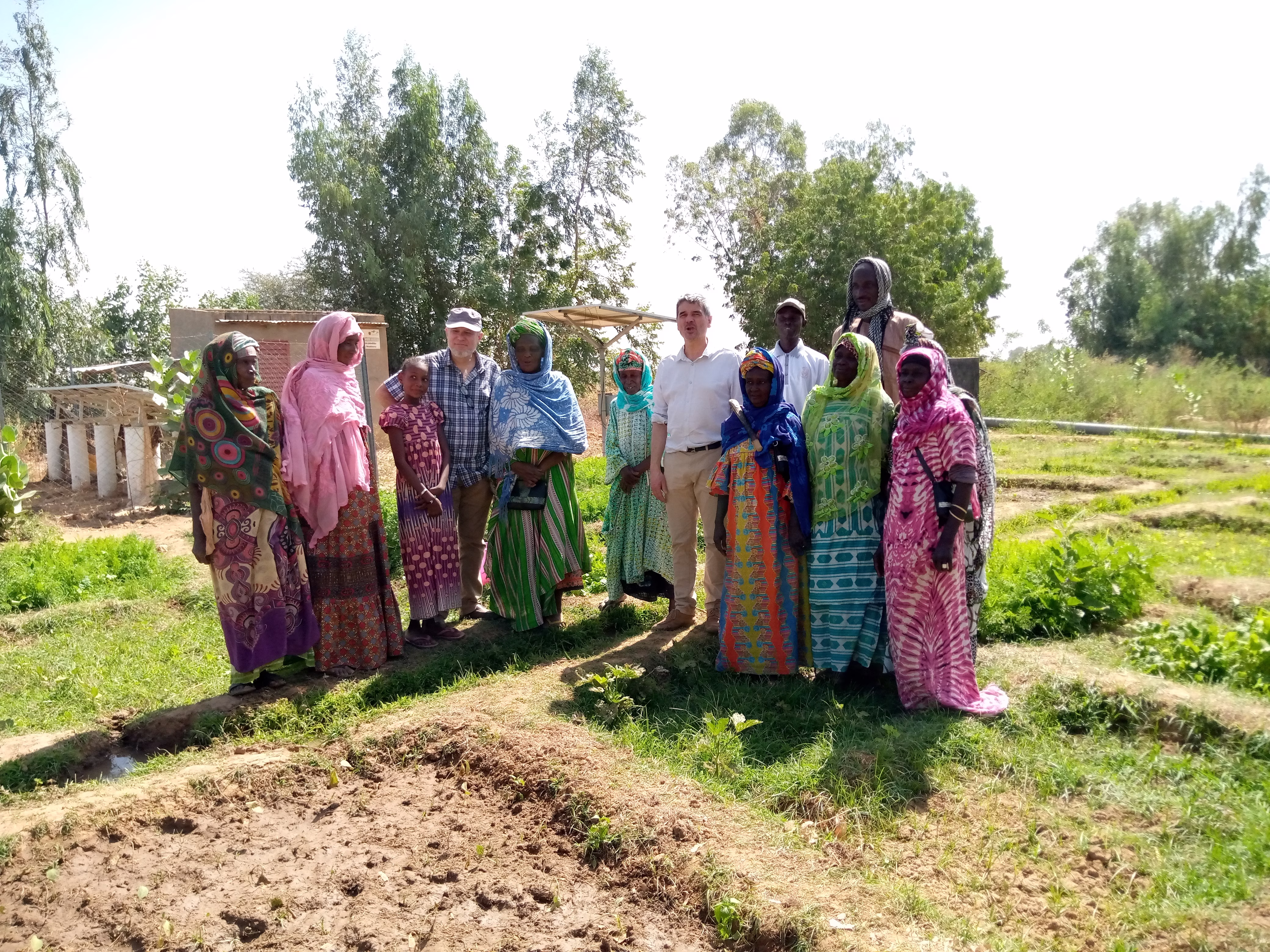 Visite des bénéficiaires